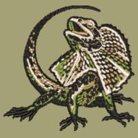Original Green Lizard Cap - Embroided  Design